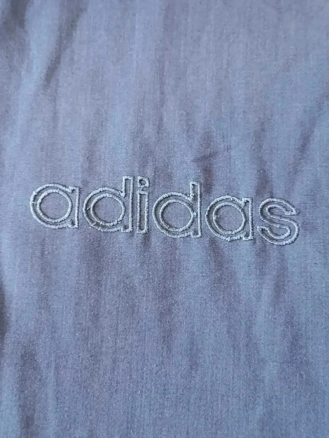 Navy blue Adidas vintage 90s jacket Size D7 F186 (L) – photo 9